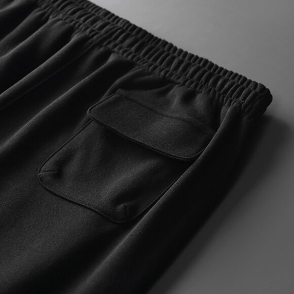 Off-White Black Casual Track Pants with Logo and Graphic Print Pants - Picture 5 of 8